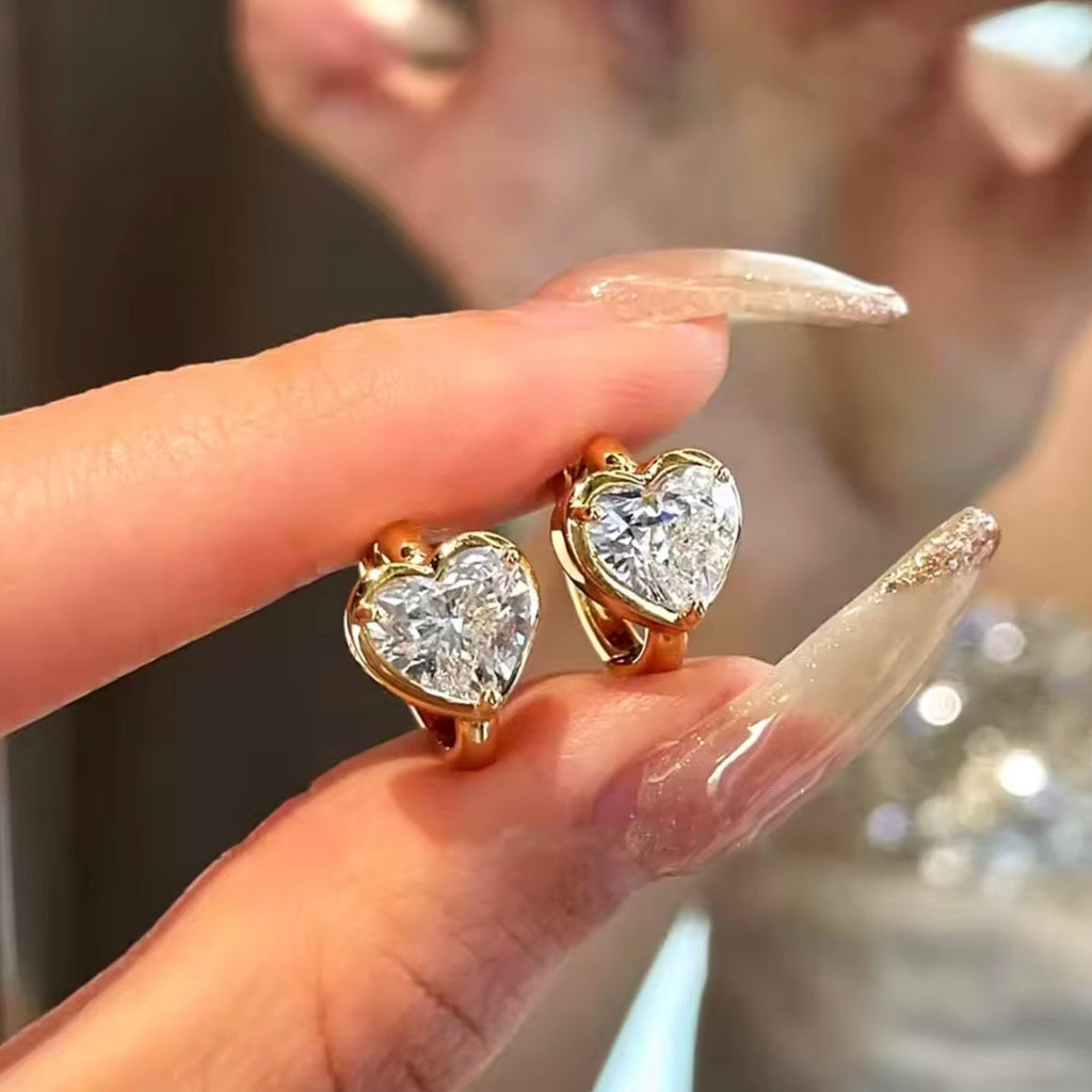 Aretes Golden Heart