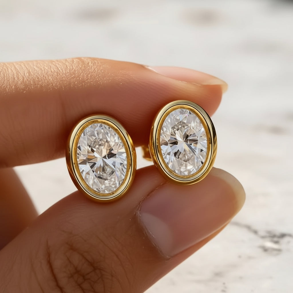 Aretes Oval