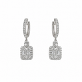 Aretes Drop Diamantes Naturales