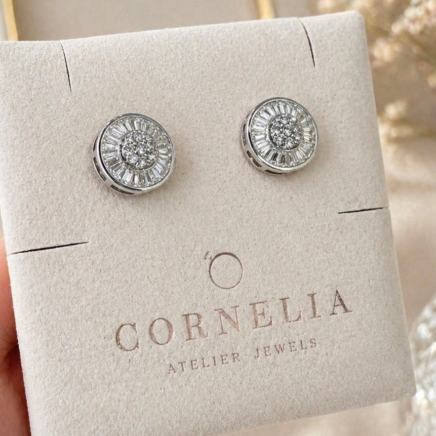 Aretes De Diamantes Naturales Radiant