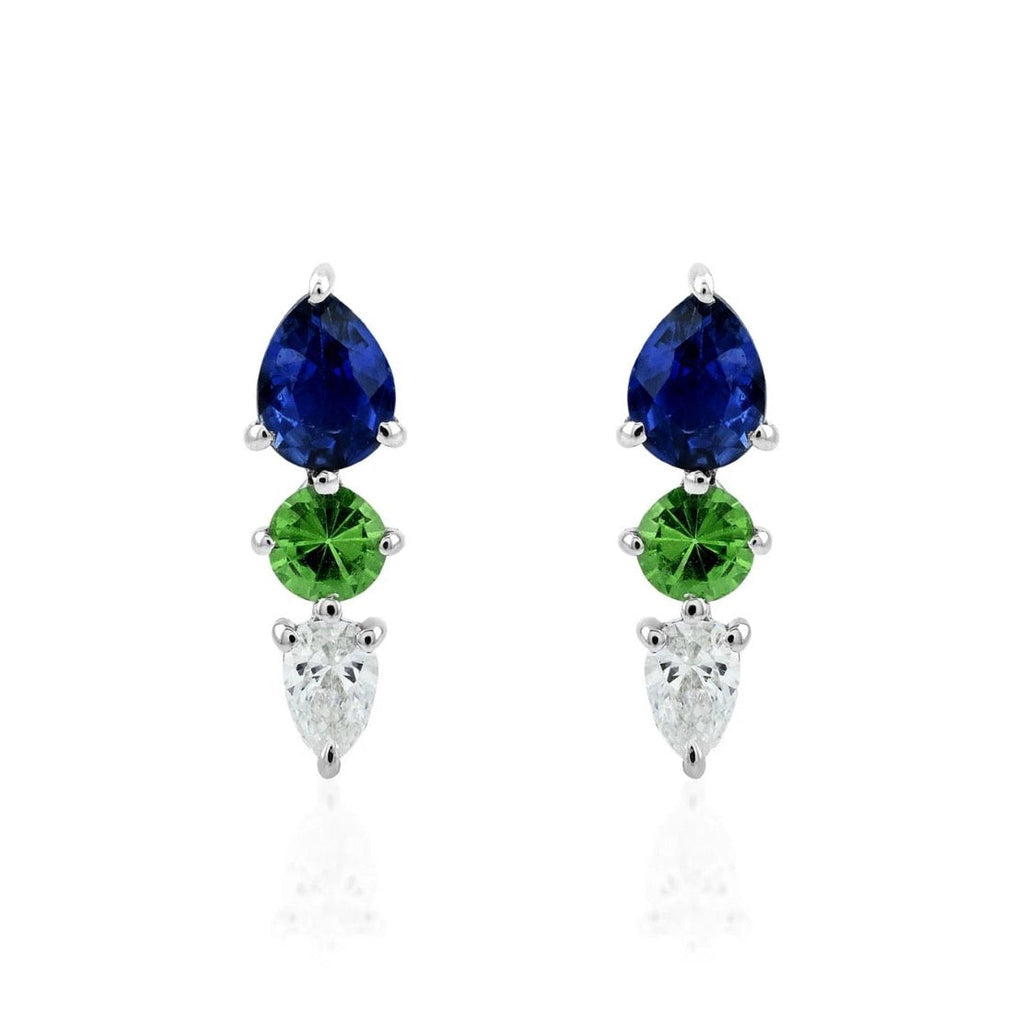 Studs Oro Blanco Leir