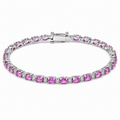 Pulsera Pink Sapphire Tennis