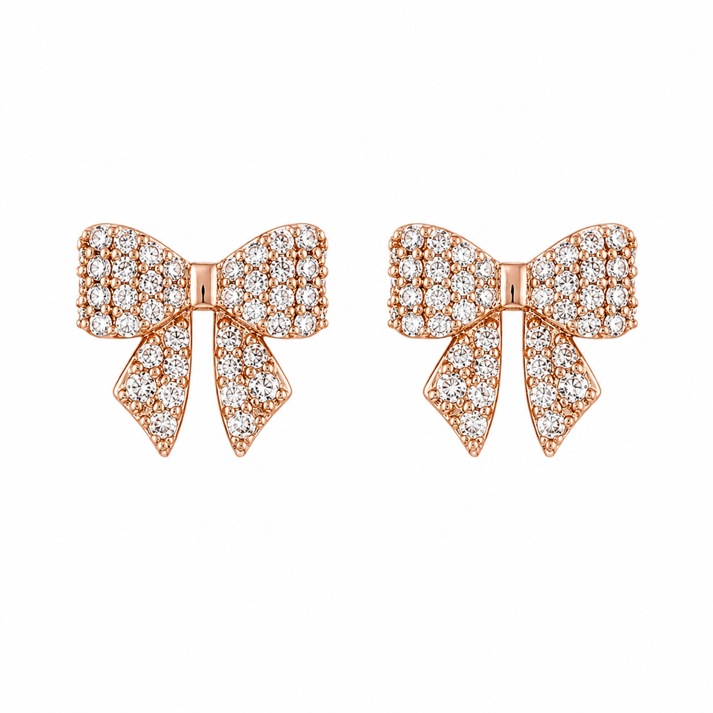 Aretes Bow Pave