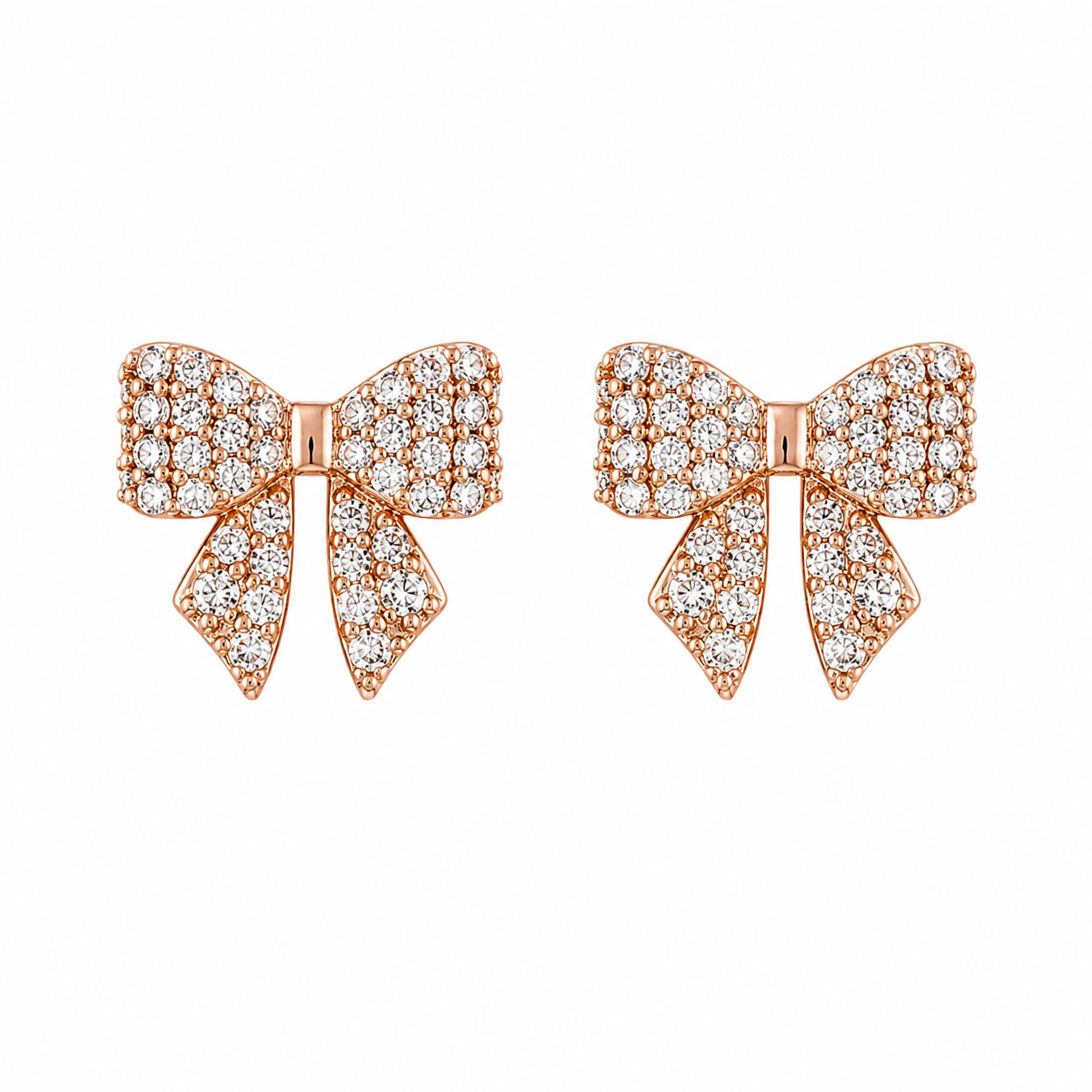 Aretes Bow Pave