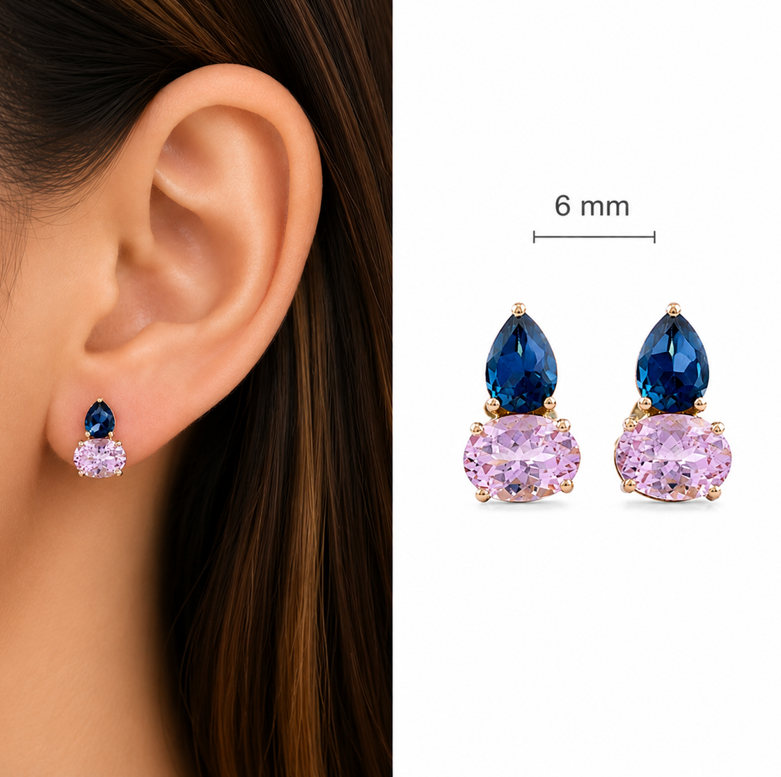 Aretes De Zafiros Car